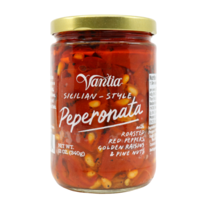 Peperonata - Sicilian-Style Peppers with Raisins and Pine Nuts