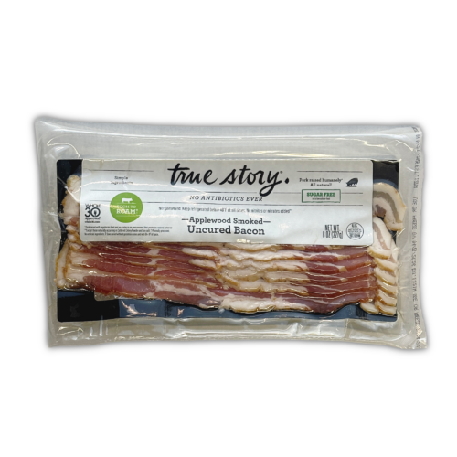 Applewood Smoked Uncured ABF Bacon