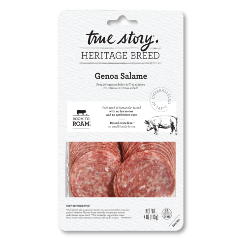 Uncured Sliced ABF Genoa Salame