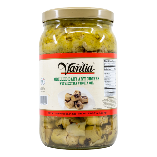 Grilled Baby Artichokes with Extra Virgin Olive Oil